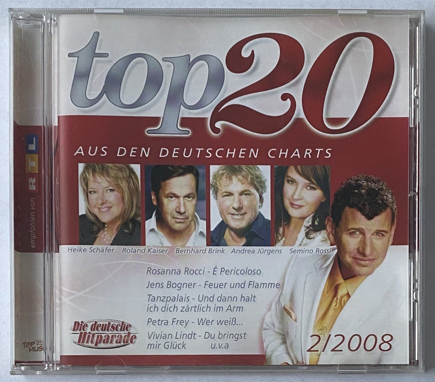 CDs: Top 20, Die Deutsche Hitparade 2/2008 – Gebraucht aus Flums von Asquillo