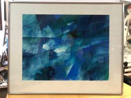 Fred Bauer 1983 Tempera Bild