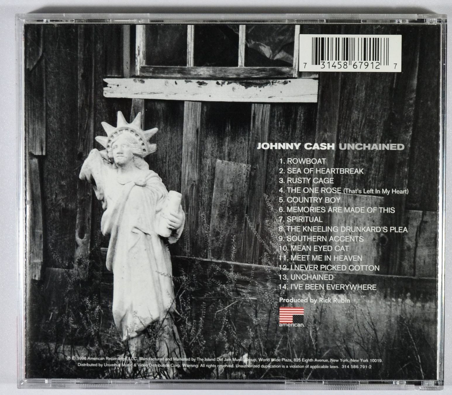 CD: CD: JOHNNY CASH - Unchained – Usato da Frenkendorf venduto da Yard-Sale-2000 1