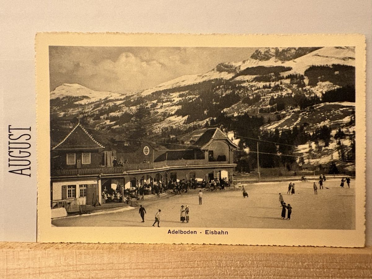 Cartes postales: AK von Adelboden Eisbahn ( früher ) – D'occasion à Rümlang par Kartenpost1