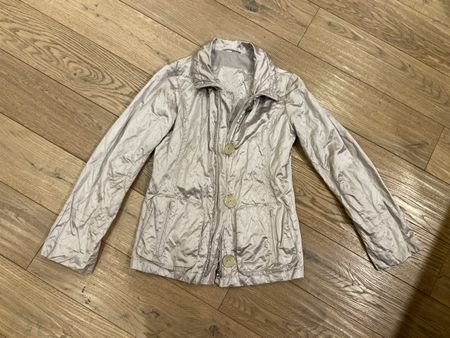 Silber-Hellgraue leichte Betty Barcley Jacke/34