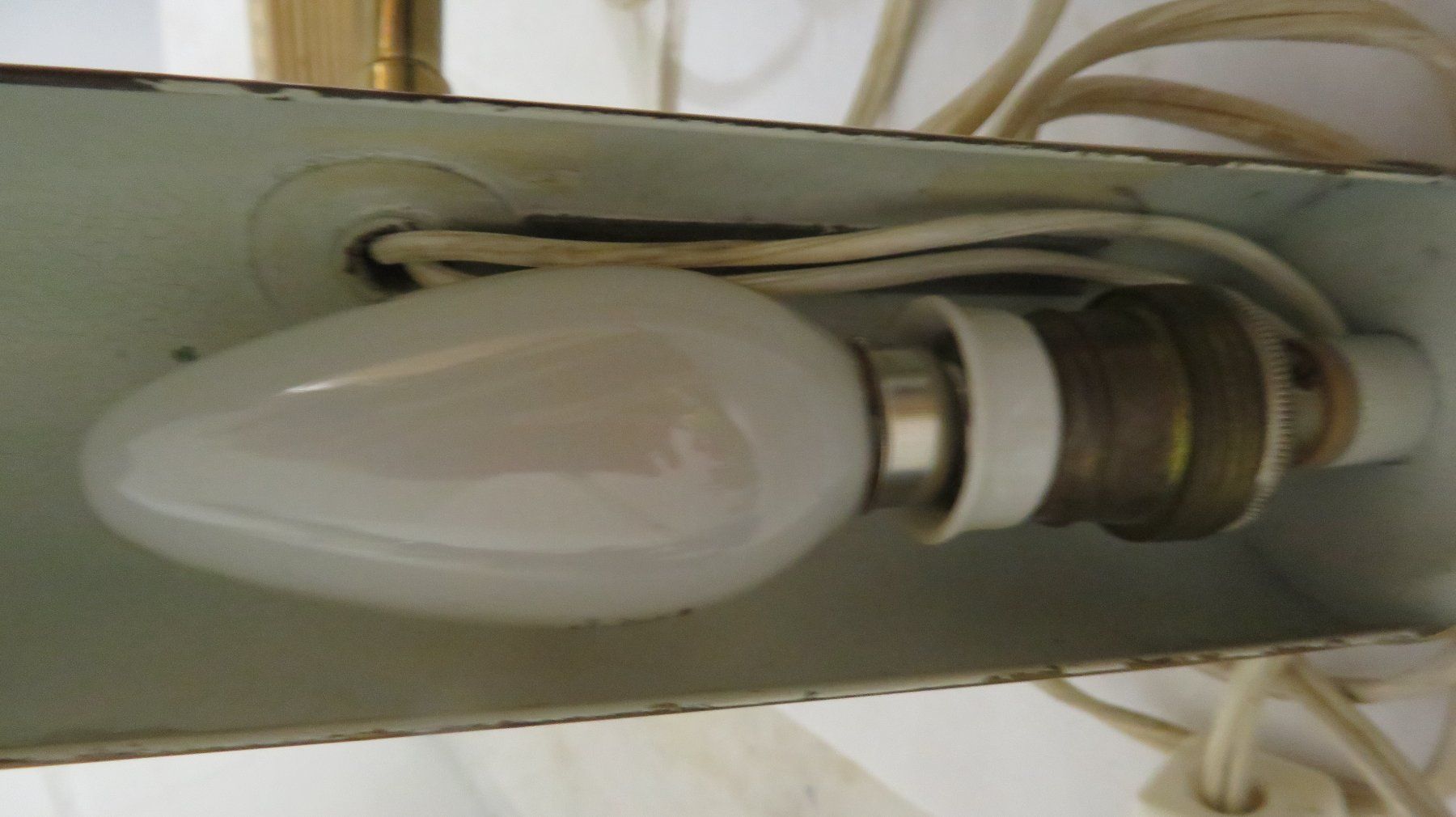 Lampade: Tischlampe antik, messing ca. 100 jährig – Usato da Wetzikon ZH venduto da morda1954 6