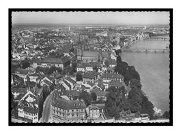 BASEL - 1960 "Münster u. mittlere Rheinbrücke"