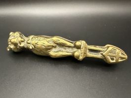 Löwenförmiger Vintage-Nussknacher aus Messing Oder Bronze