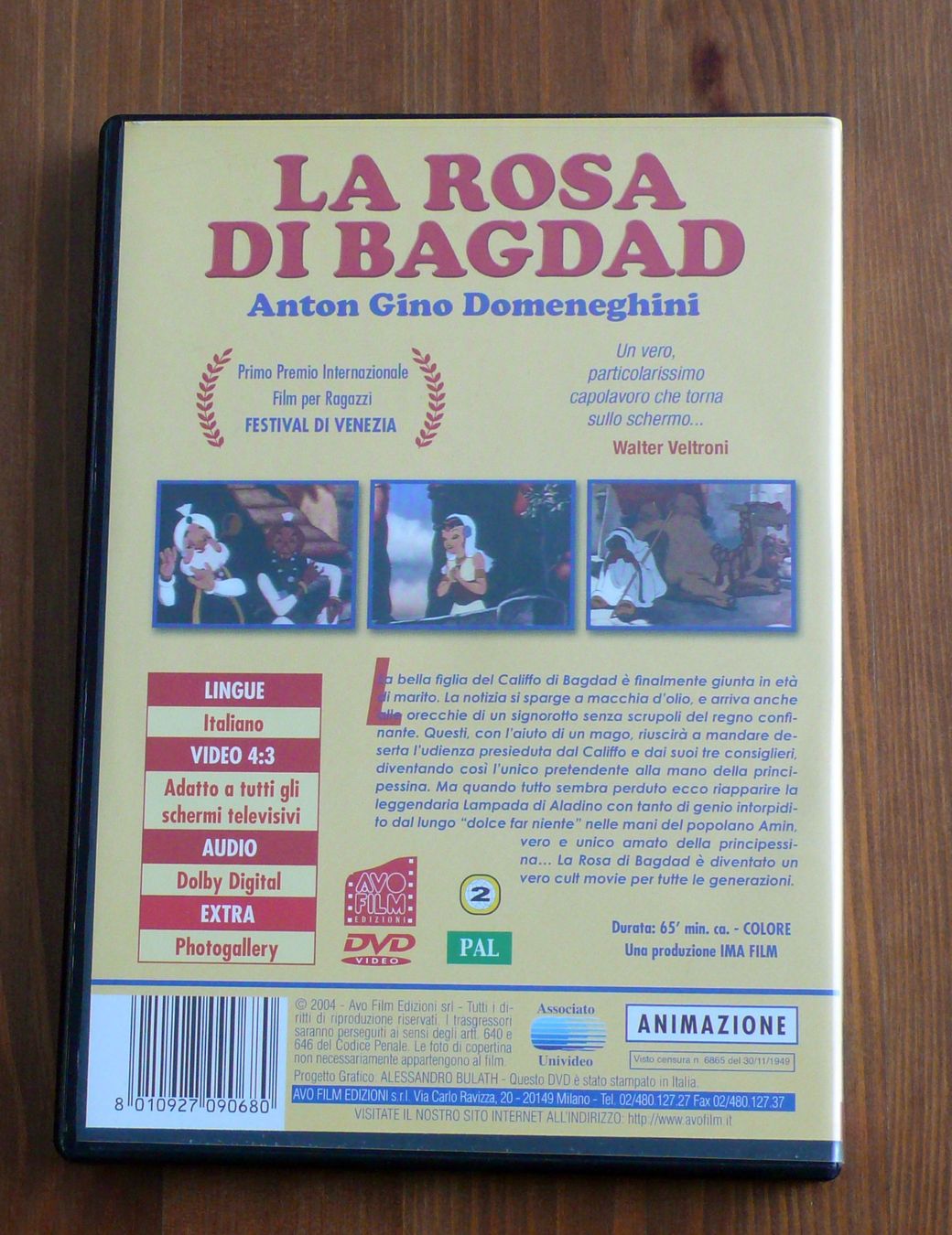 Tutti i DVDs: LA ROSA DI BAGDAD – Usato da Bülach venduto da Ckitzmueller 1