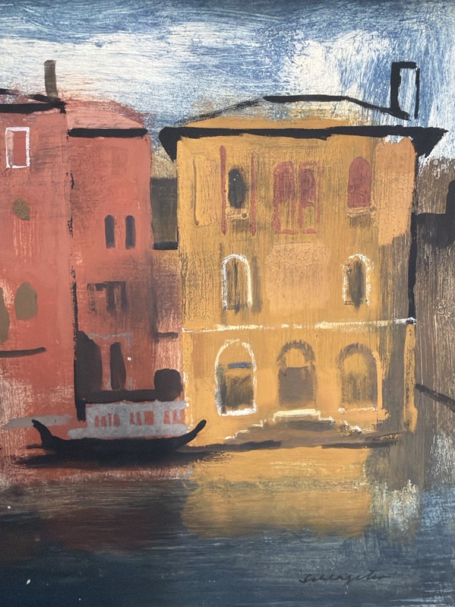 Tableaux: Karl Schlageter Gemälde, Venedig. – D'occasion à Biberist par Momo33 2