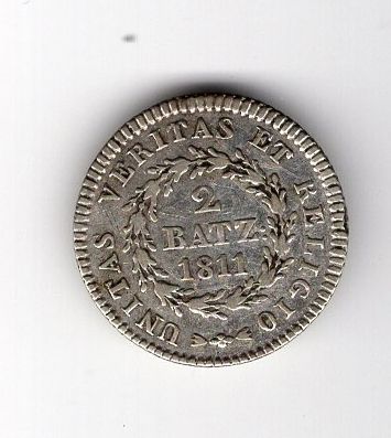 Tutti le monete: (1675) Uri, 2 Batz, 1811, vz – Usato da Rüthi (Rheintal) venduto da erdnuessli1 1