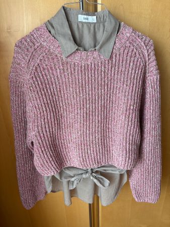 Closed Baumwolle Pullover rosa m Kurzarm-Bluse XS/S