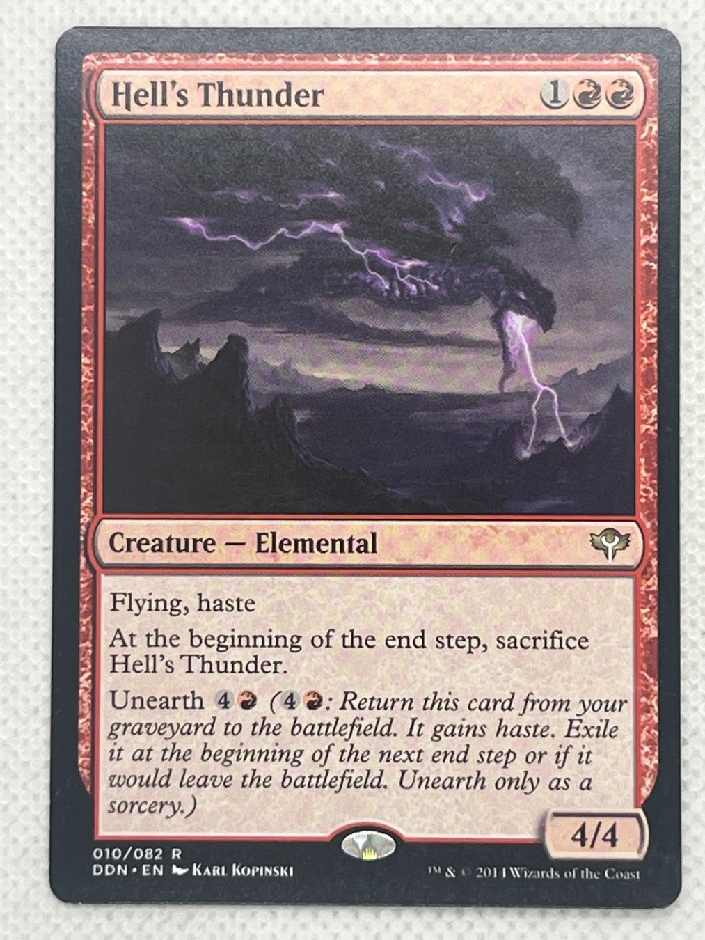 Magic The Gathering Sammelbilder & Trading cards: MTG Hell’s Thunder DDN 010 Englisch Rare – Gebraucht aus Hinterkappelen von Kim1992