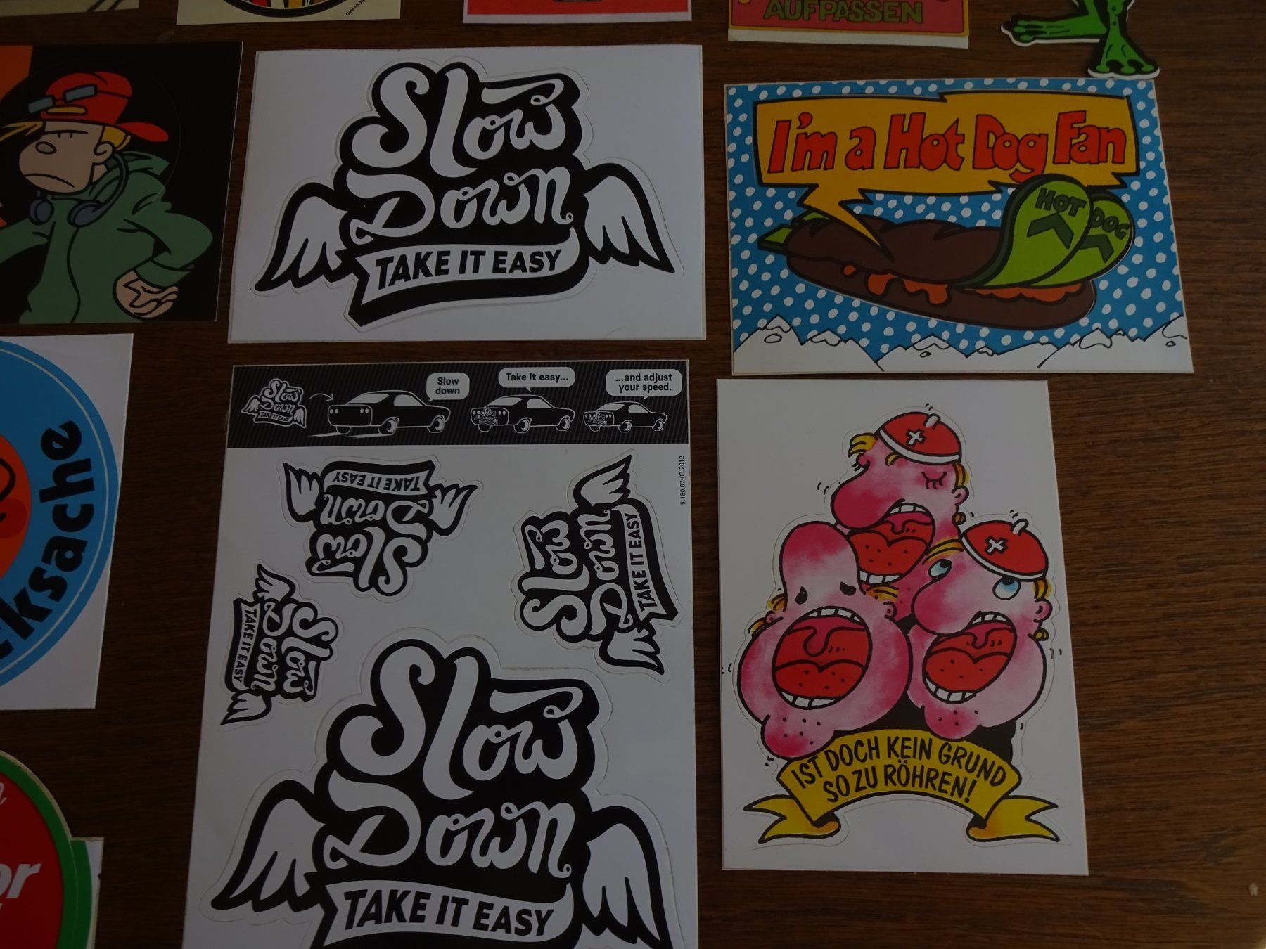 Sticker: alte  Slogans / Sprüche - Aufkleber – Nuovo (secondo la descrizione) da Cham venduto da mktreasure 3
