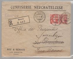 Entier postal privé illustré au dos (superbe)