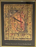WILLIAM GATEWOOD  Vintage-Kunstplakat "Secret Garden South"