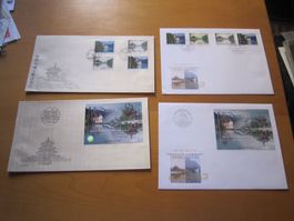 1988 Schweiz China mit Seidenbriefe 1 x mit Signet