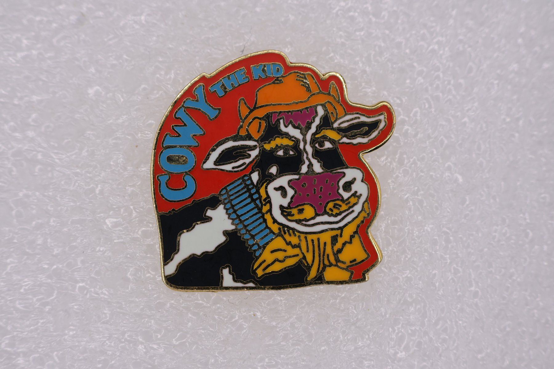 Placchette & Badge: KUH   Cowy the Kid – Usato da Winterthur venduto da Sammleroase
