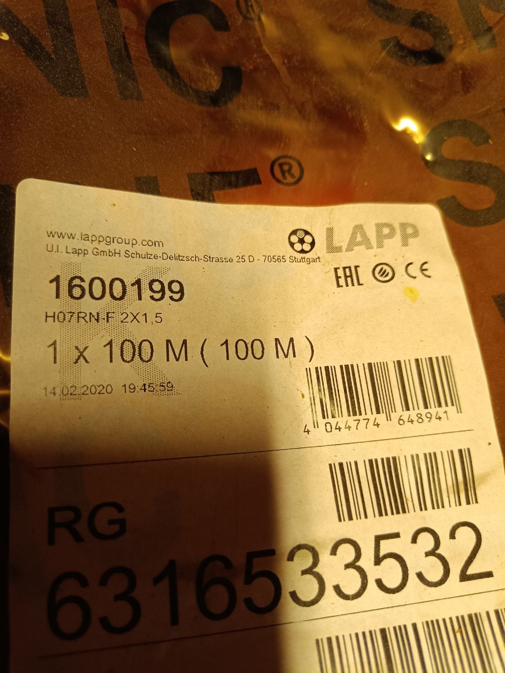 Cavi: Kabel 2x1.5mm2 – Nuovo e nell'imballaggio originale da schenkon venduto da Uhi2 1