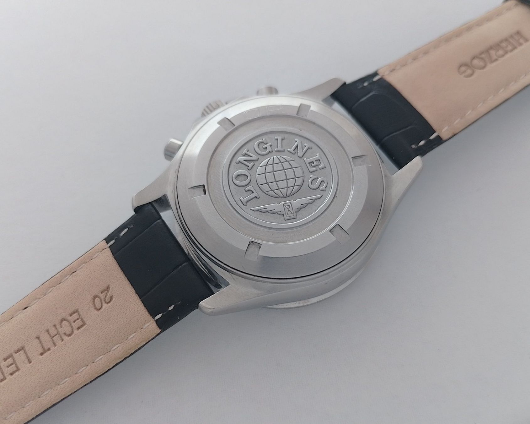Longines Orologi: Longines Admiral 5-Star Chronograph Automatic (Ref L3.603.4) – Usato da Basel venduto da Givens_Watches 7