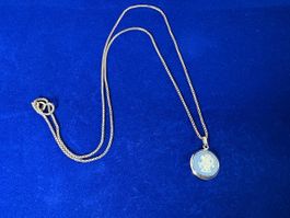 Pendentif argent Wedgwood Silver 925 Jasperware