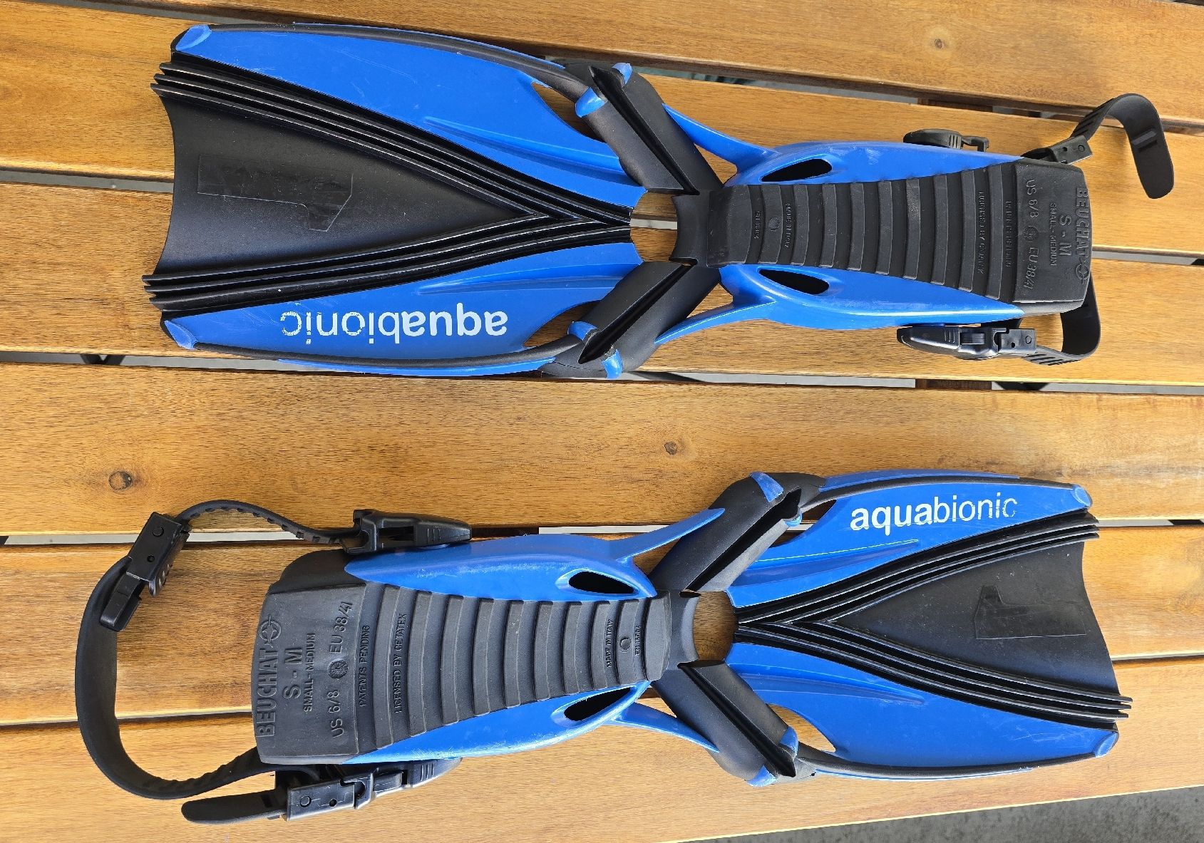 Flossen, Masken & Schnorchel: Taucherflossen BEUCHAT Aquabionic Grösse S-M mit Tasche – Gebraucht aus Binningen von LizzyCrush 2