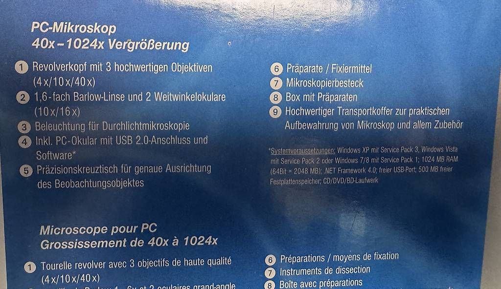 Microscopi: Mikroskop neu  – Usato da Spiez venduto da Tweety_21 2