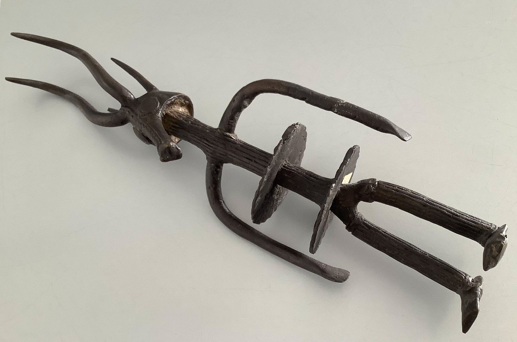 Sculture & Statue: Afrikanische Bronze-Figur aus Obervolta – Usato da Horw venduto da bgr2000 4