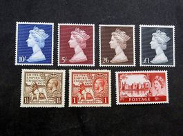 Briefmarken Grossbritannien, ungebraucht