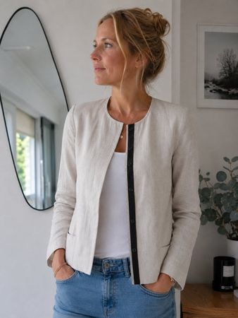 Magnifique veste en lin - Maison 123 - Taille 36