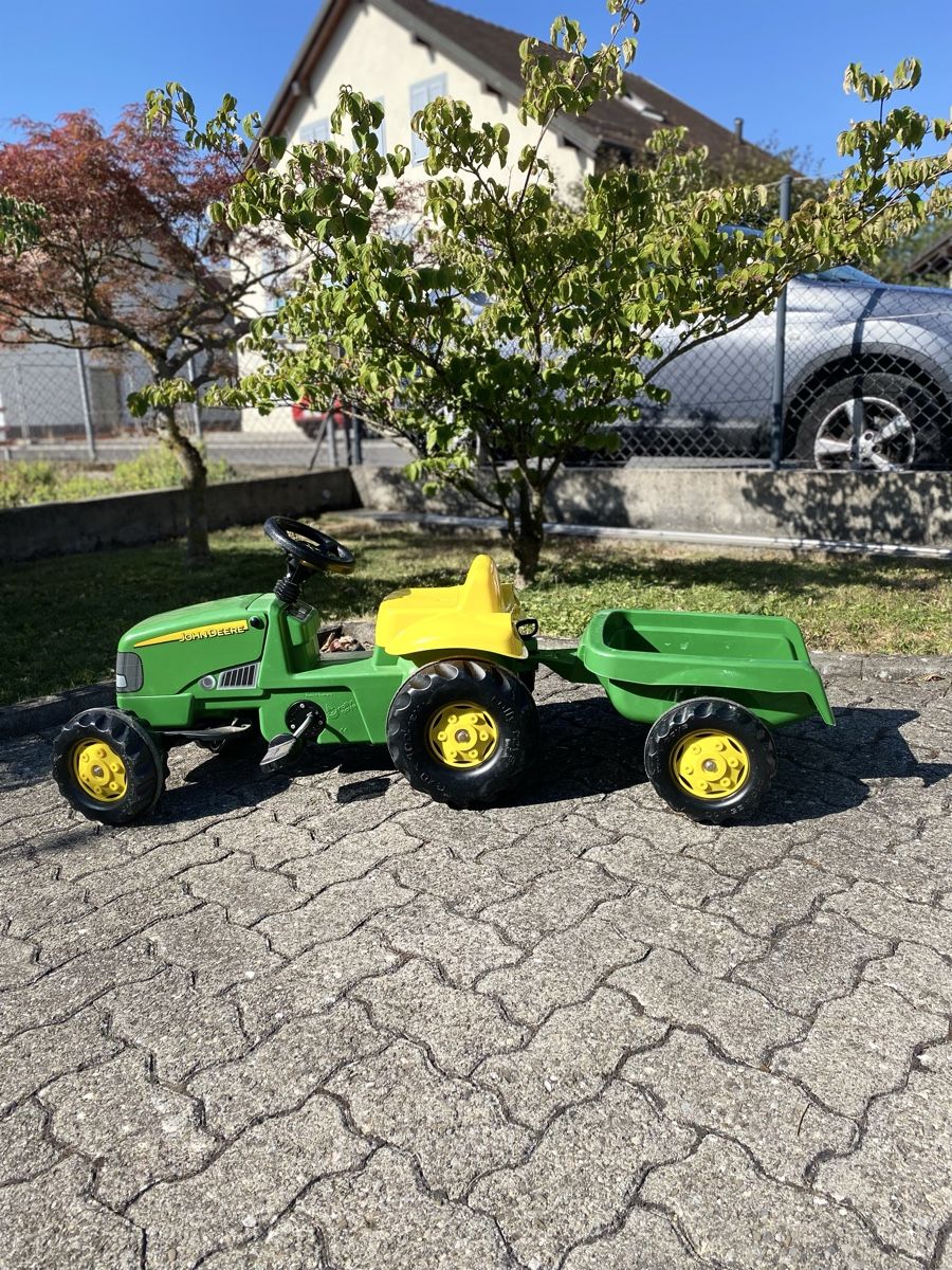 John Deere Veicoli per bambini: Tracteur remorque  – Usato da Villars-Ste-Croix venduto da max_6q7v