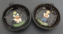 RUSTIKALE *MANN/FRAU - TÖPFCHEN* MIT GRIFF/DM 12/H 3CM