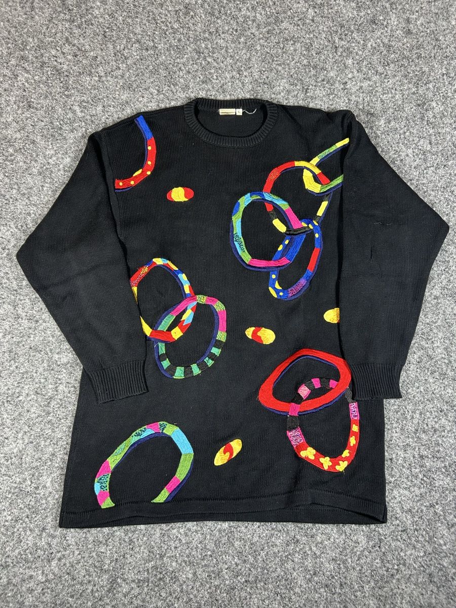 Pullover & Sweatshirts: 1990 pullover cotton multicolored  – Neu (gemäss Beschreibung) aus La Sagne NE von Matlasape