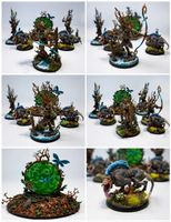 Handbemaltes Sylvaneth / Waldgeist-Diorama – Prämiert