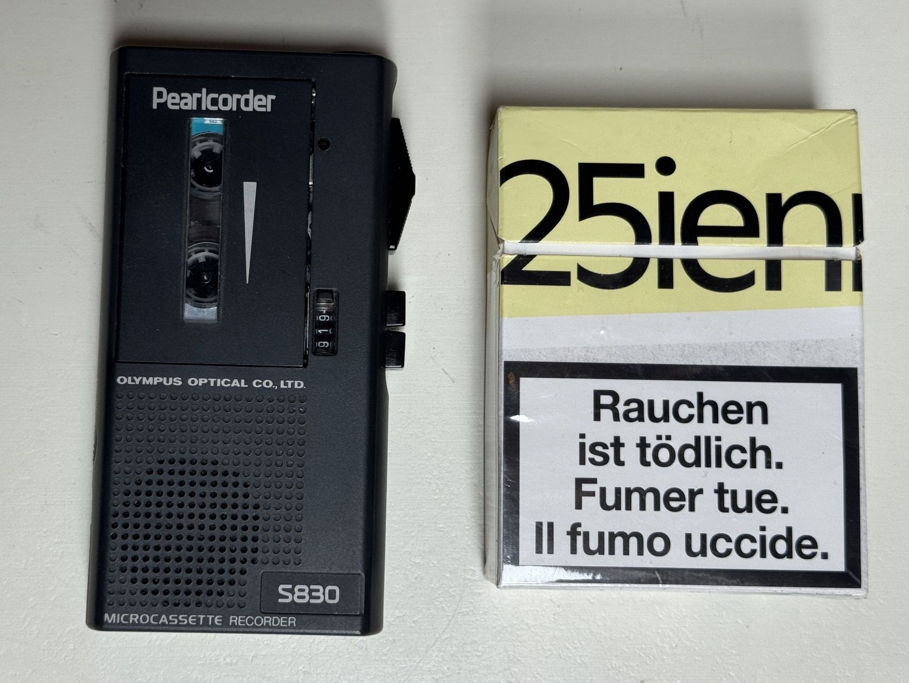 Olympus Registratori: Mikrocassetten Recorder Olympus S830 – Usato da Ins venduto da funkflieger 1