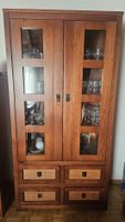 Belle vitrine en bois verrerie no inclu, été parfait