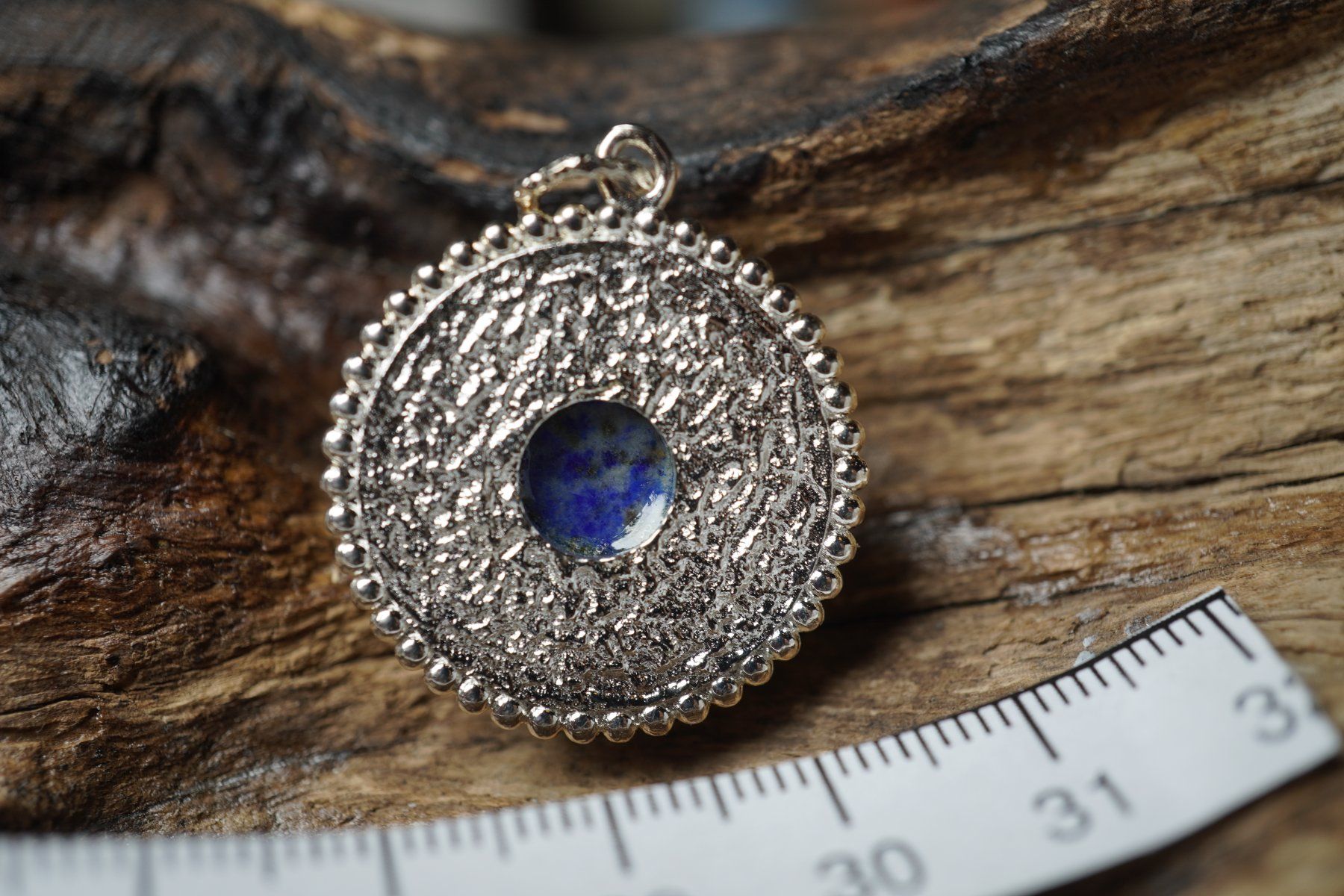 Ciondoli: Lapis Lazuli   Rund        Anhänger   925 Silber – Nuovo e nell'imballaggio originale da Balgach venduto da top_silver 5