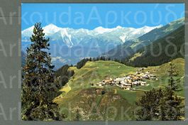AK color Latsch GR Bergün, Lenzerhorn ≈ 1980