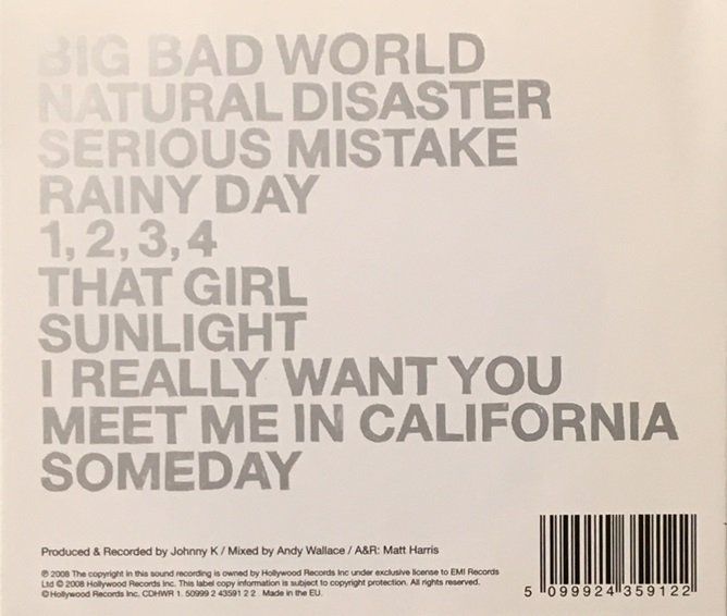 CD: Plain White T's - Big bad world – Usato da Grüningen venduto da azulgris 1