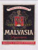 Etikette für Wein - Malvasia Supérieure /bd