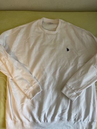 U.S. Polo Assn. Herren Pullover, Weiss, Gr. 4XL