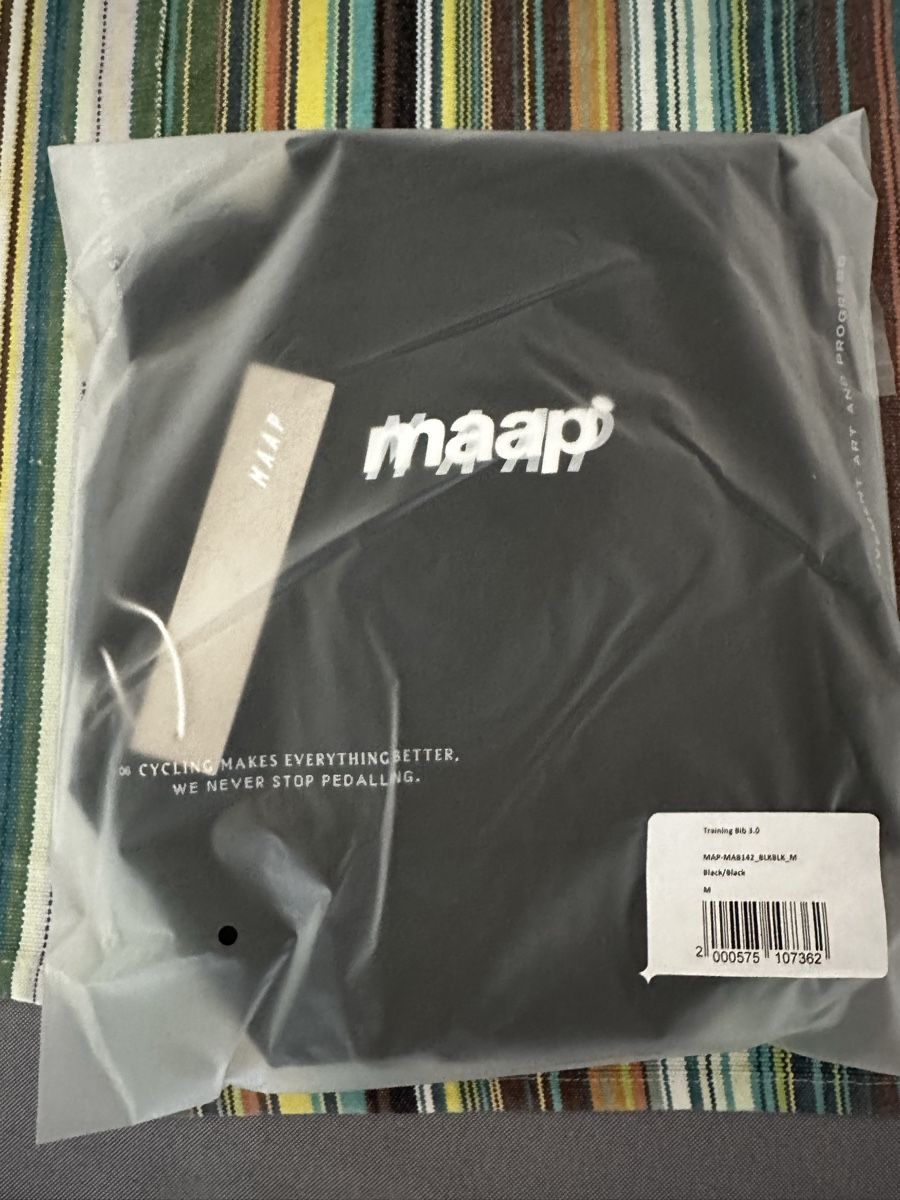Hosen: MAAP Training Bib 3.0 noir  – Neu und originalverpackt aus Carouge GE von cytoplan 1