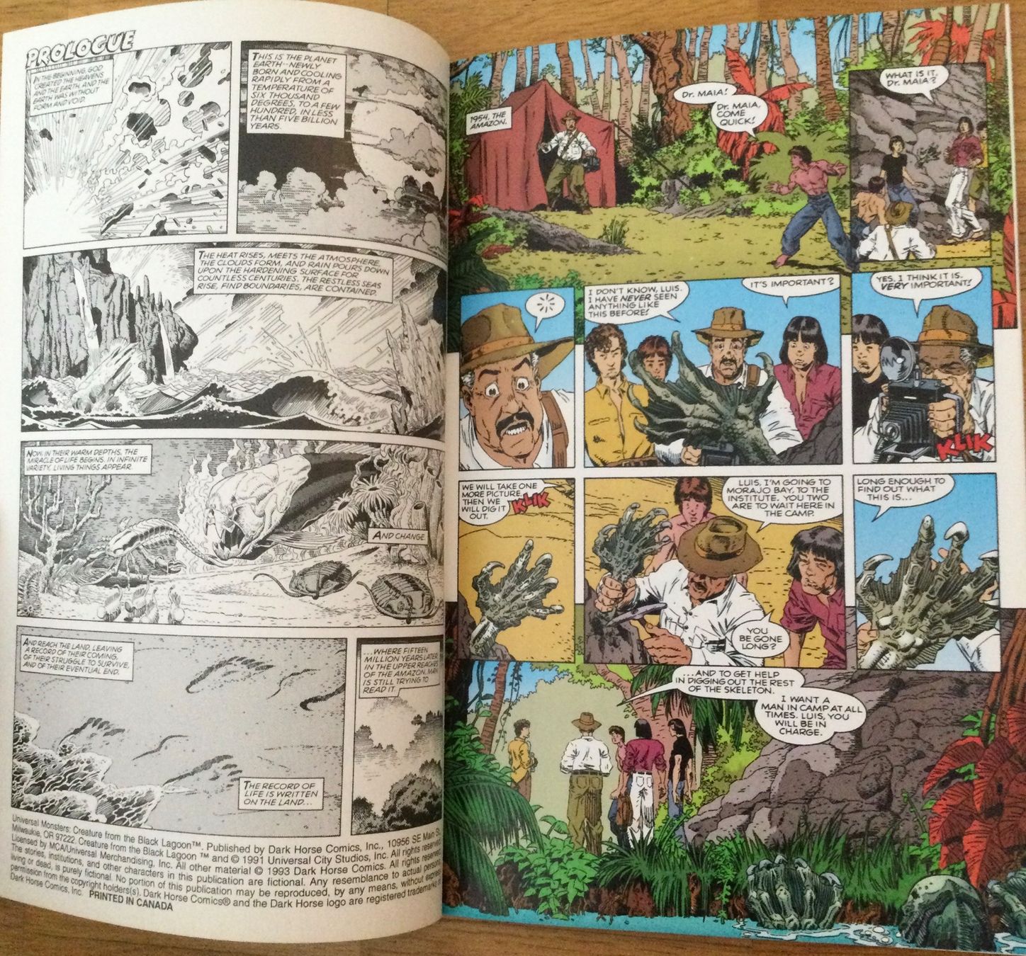 Comics: 4 x Comics - Frankenstein, Dracula, Aliens, Creature from – Gebraucht aus Volketswil von  7