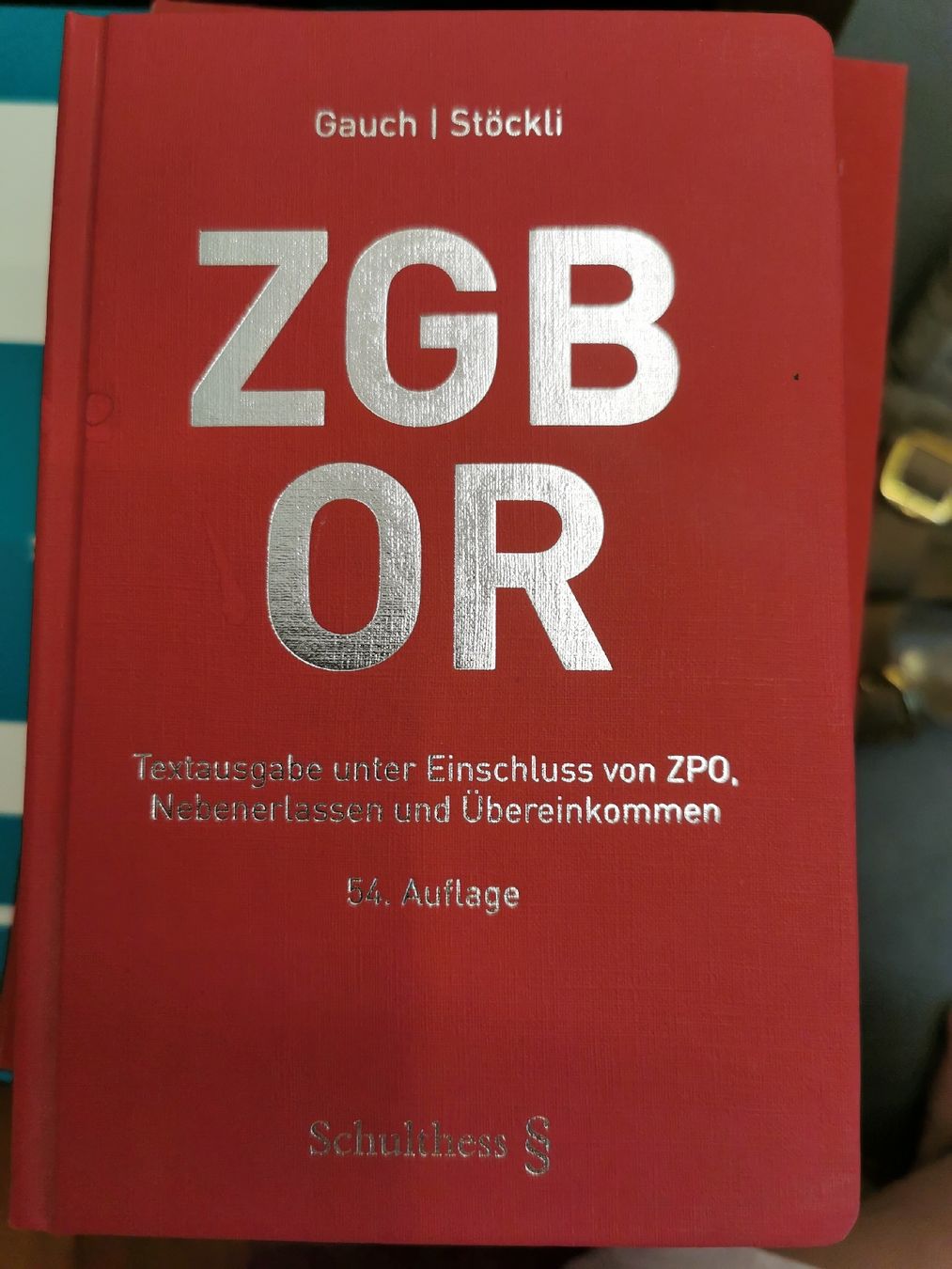 Bücher: ZGB/OR 54 Auflage – Neu (gemäss Beschreibung) aus Steinmaur von sth_tsx6