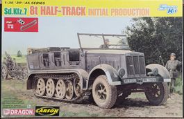 Dragon 6466 Sd.Kfz. 7 8t Half-Track Initial Production w/Mag