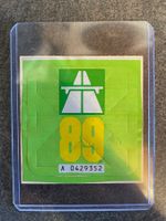 Vignette autoroute Suisse Autobahnvignette 1989 / 89