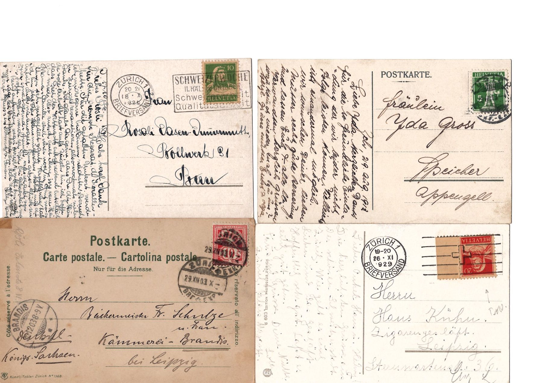 Cartoline postali: AK Zürich coloriert – Usato da Brunnadern venduto da eichmann.anton 7