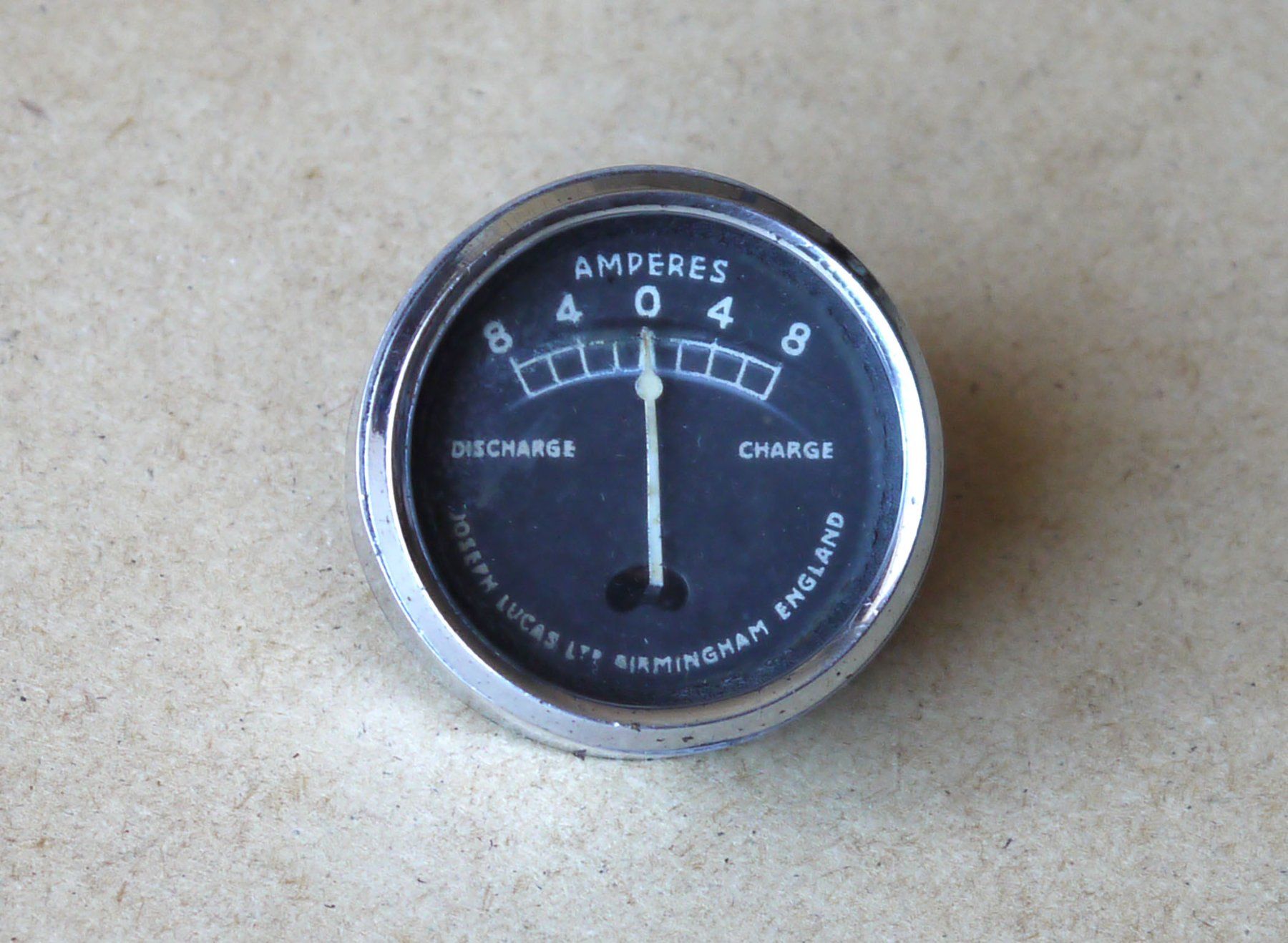 Lucas Alle Motorradersatzteile: Oldtimer Amperemeter von Lucas – Gebraucht aus Riazzino von bertowe