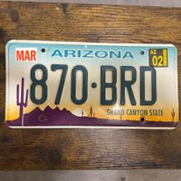 🇺🇸 U.S. Autoschild - Arizona 870-BRD - ORIGINAL