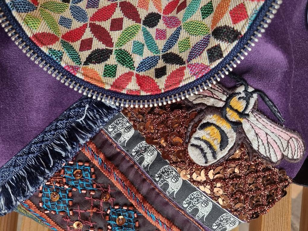 Taschen: Patchwork Bauchtasche, Tasche handmad Vintage,tolle geschenk – Neu (gemäss Beschreibung) aus Binz von JoPra 1