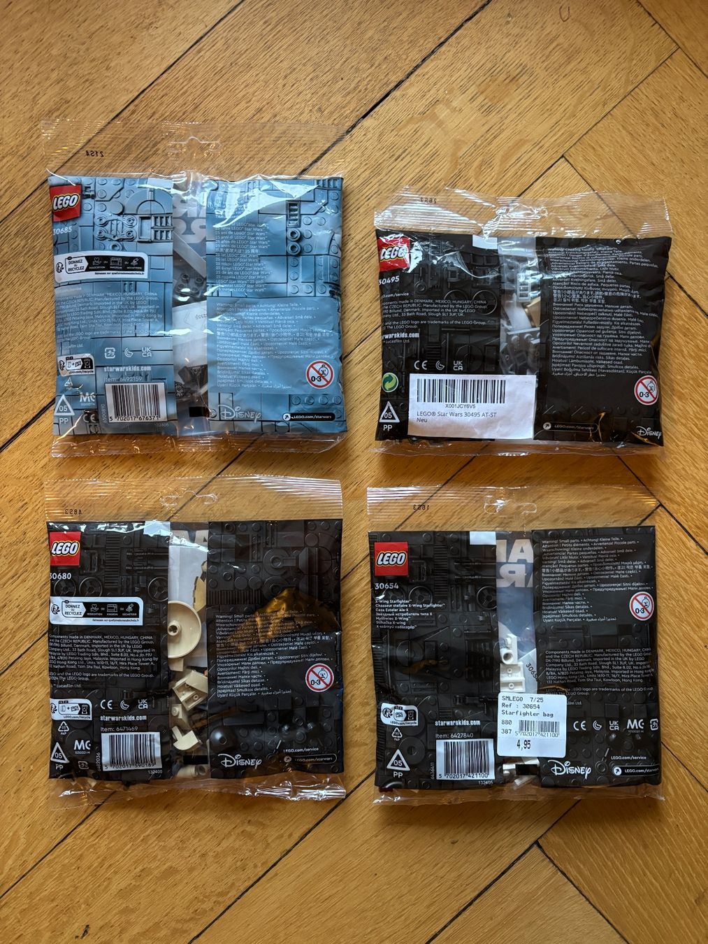 Star Wars Kit di costruzioni: LEGO Starwars Polybag Bundle - 30685 / 30495 / 30680 / 30654 – Nuovo e nell'imballaggio originale da Bern venduto da Seekey 9