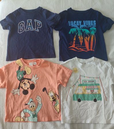 Sommer-T-Shirts 4er-Pack für Kinder | Disney & GAP | Gr. ...
