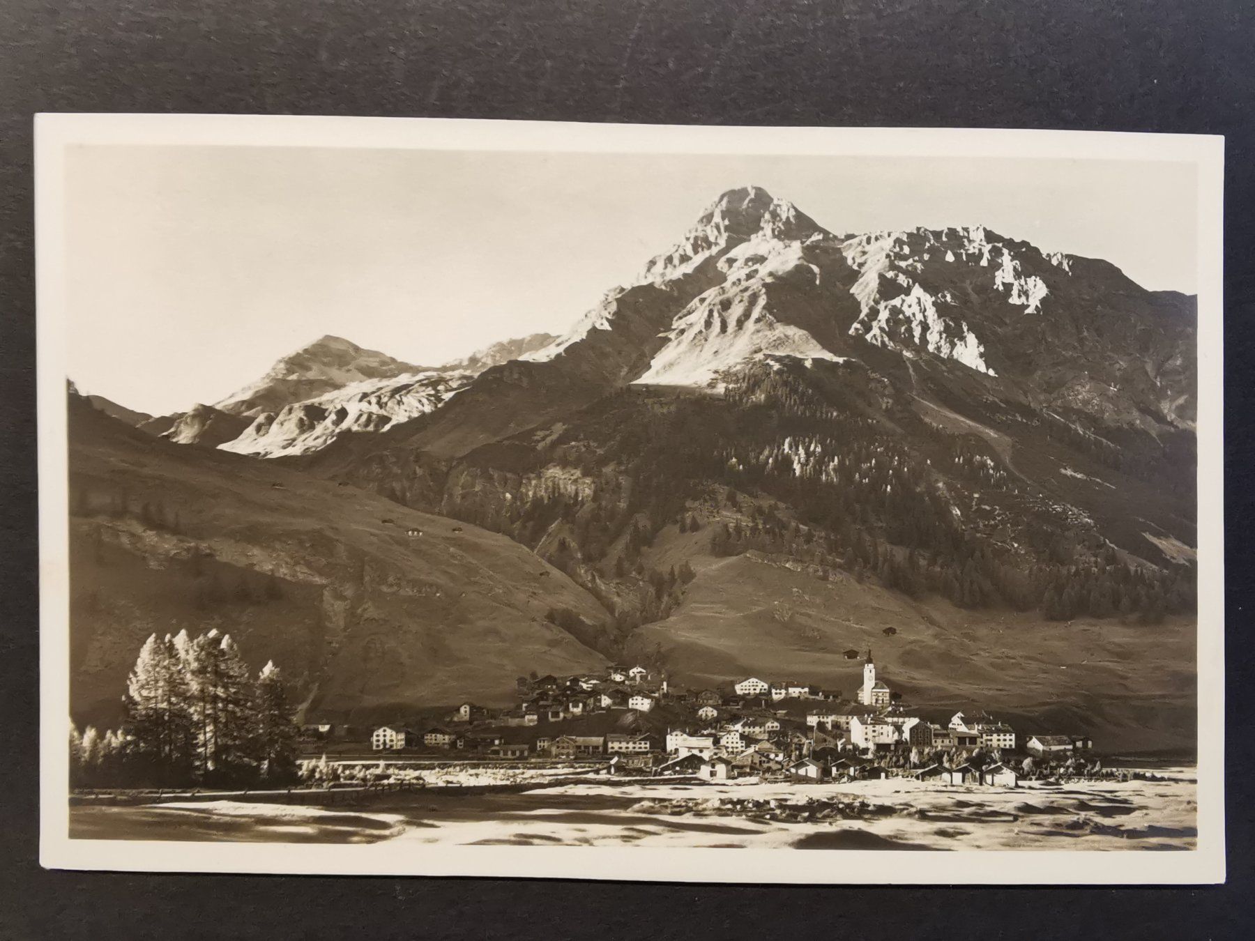 Cartoline postali: Ansichtskarte Splügen Graubünden Schweiz  Dorfansicht – Usato da Rheineck venduto da kat_7gld