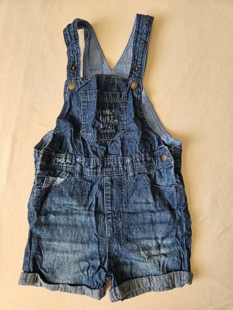 Coole kurze Latzhose Jeans Gr. 92
